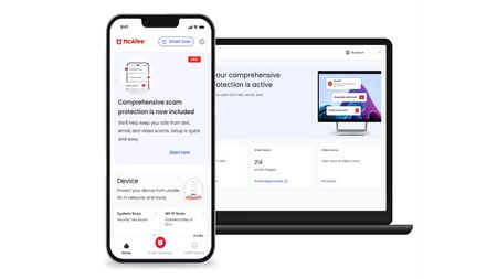 McAfee Scam Detector Feature